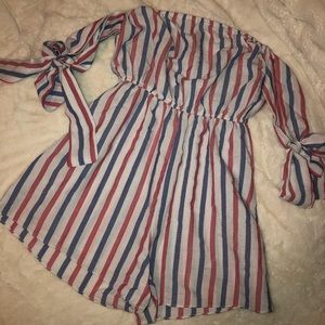 Red, White, and Blue Zaful Romper